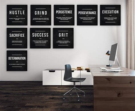 motivational artwork for office|inspirational wall decor for office.